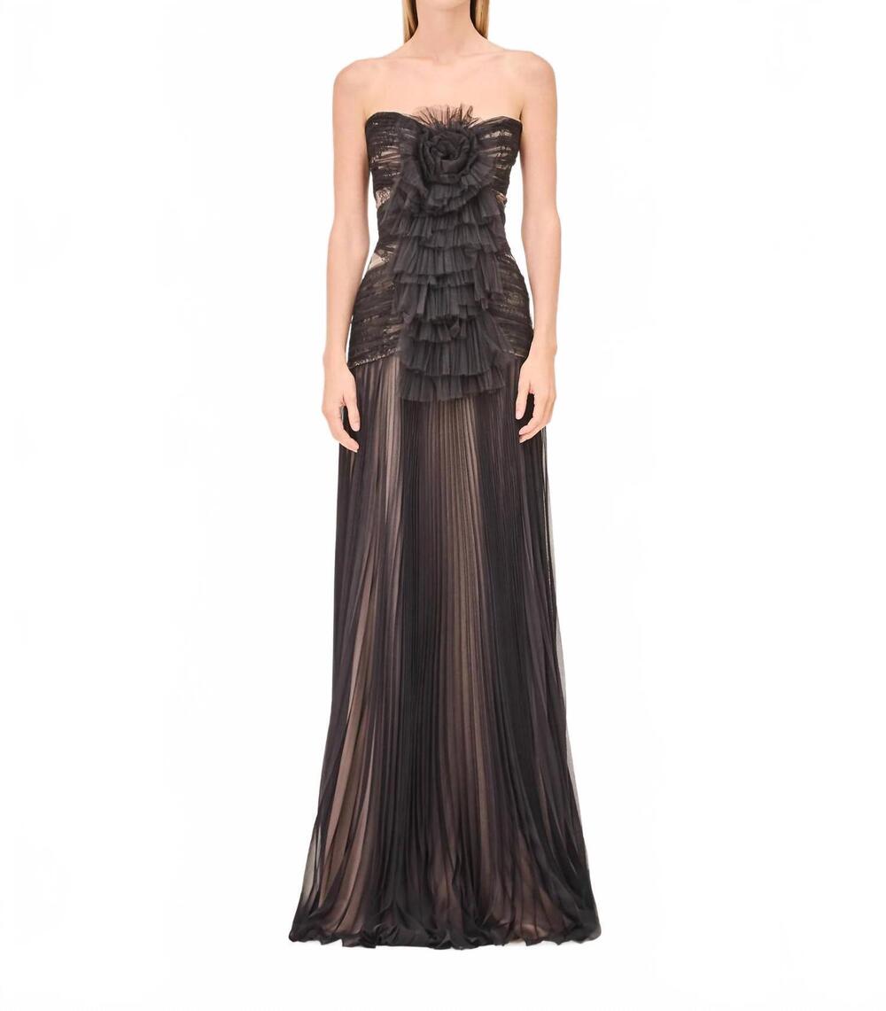 NEW ALEXIS seraphina maxi dress in black